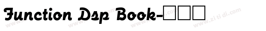 Function Dsp Book字体转换